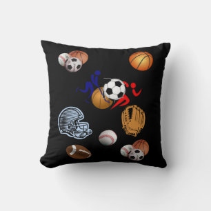 dekorativ kudde decore sportfotboll
