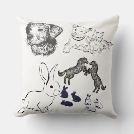 Dekorativ kudde djur