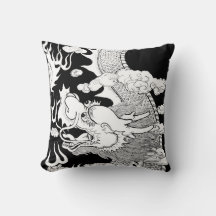 Dekorativ kudde DRAGON, MONOGRAM