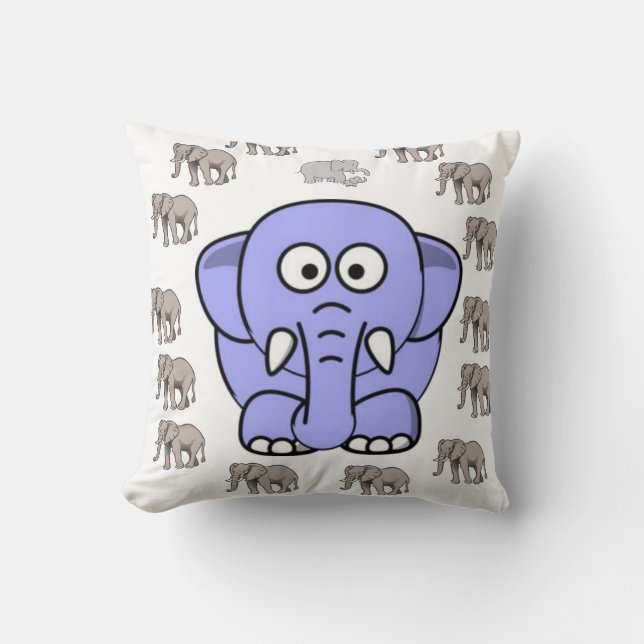 Dekorativ kudde Elephant (Framsida)