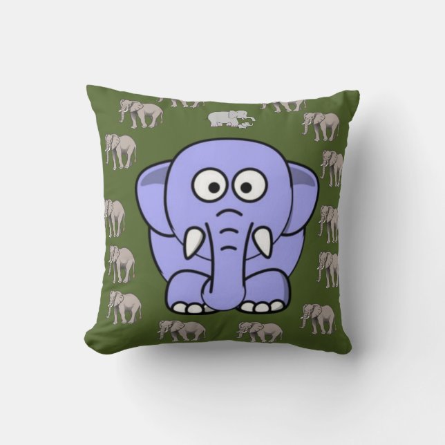Dekorativ kudde Elephant (Framsida)