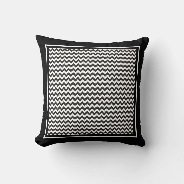 Dekorativ kudde eller Cushion, Black and White Che (Framsida)