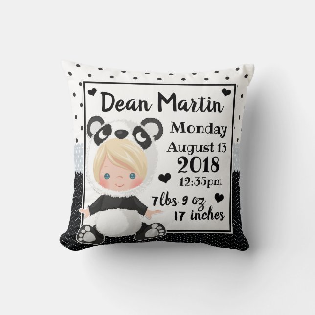 Dekorativ kudde för barnkammare för björn för (Framsida)