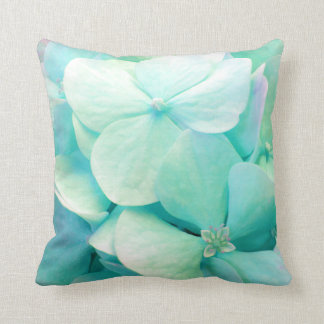 Dekorativ kudde för blommigt för vanlig hortensia