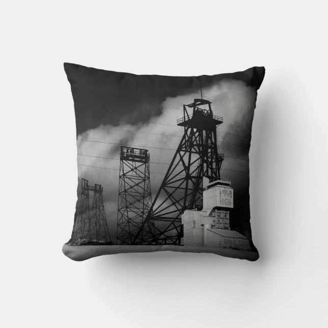 Dekorativ kudde för bomull för MilekickMile djup (Framsida)