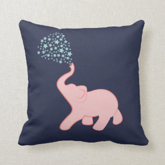 Dekorativ kudde för dusch för babyelefantstjärna