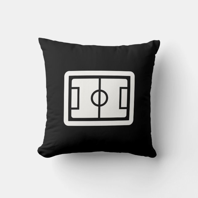 Dekorativ kudde för fotbollfältPictogram (Framsida)