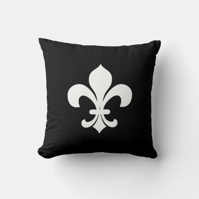 Dekorativ kudde för heraldik Fleur-de-Lis (Framsida)