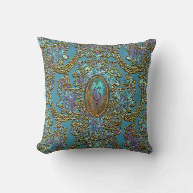 Dekorativ kudde för Hillmanshire MonogramVictorian (Framsida)