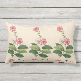 Dekorativ kudde för Lumbar för rosa kräppmyrten