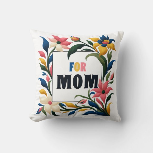 Dekorativ kudde för Mamma (Framsida)