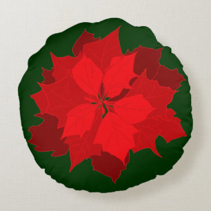 Dekorativ kudde för modern jul för julstjärna r