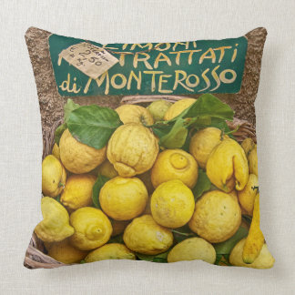 Dekorativ kudde för Monterosso citronbomull