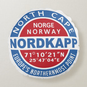 Dekorativ kudde för NORDKAPP-norgeanpassningsbar