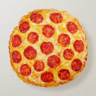 dekorativ kudde för peperonipizzarunda