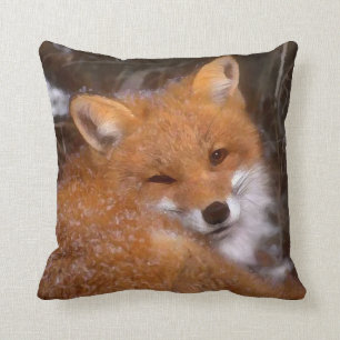 Dekorativ kudde "för röd räv"
