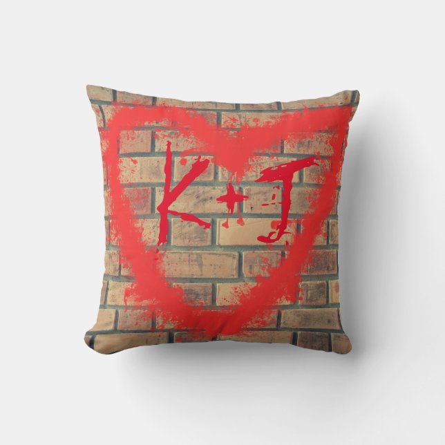 Dekorativ kudde för tegelstenvägg- & (Framsida)