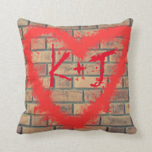 Dekorativ kudde för tegelstenvägg- &