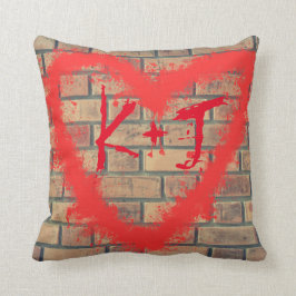Dekorativ kudde för tegelstenvägg- &