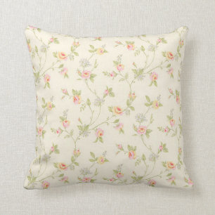 Dekorativ kudde för vintagestilblommigt
