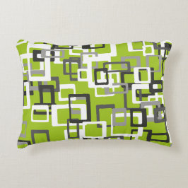 Dekorativ kudde för vit för grått för