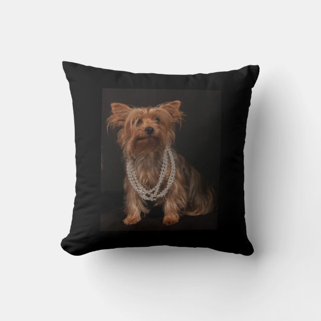 Dekorativ kudde för Yorkshire Terrier (Framsida)