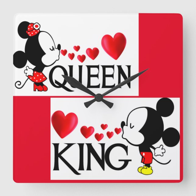 Dekorativ kudde fyrkantig klocka (Framsida)