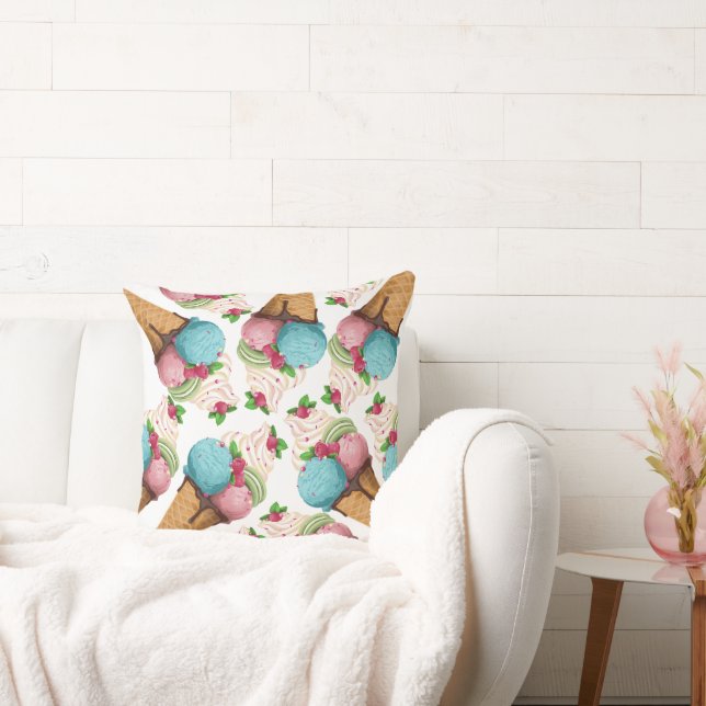 Dekorativ kudde glass. (Soffa)