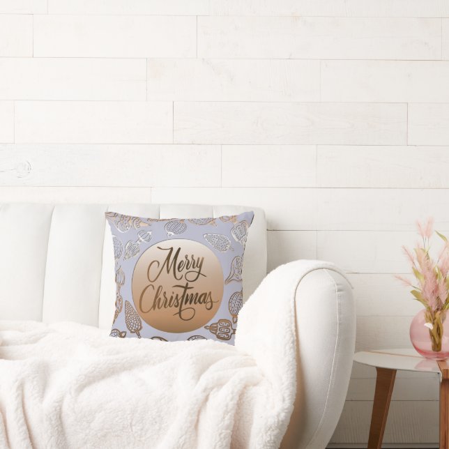 Dekorativ kudde God jul med bevattning (Soffa)