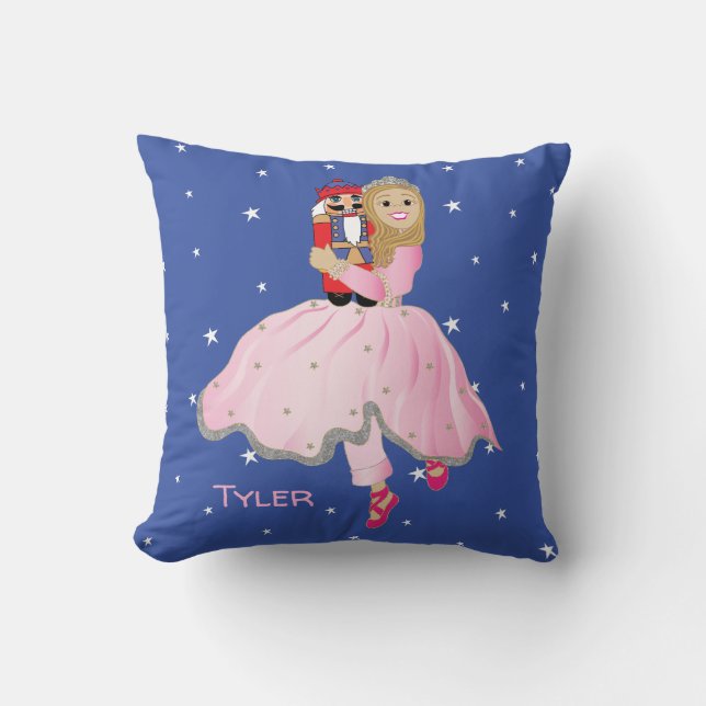 Dekorativ kudde God jul Nutcracker Ballet (Framsida)