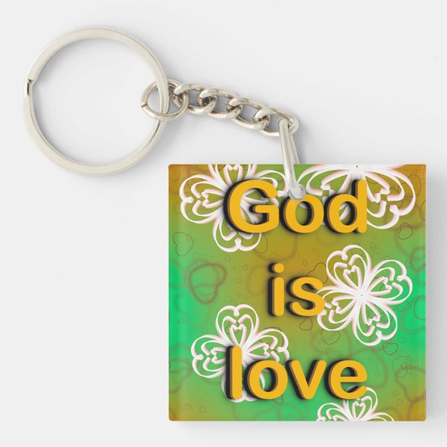 Dekorativ kudde gud är kärlek (Framsidan)