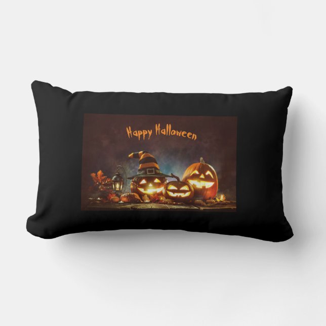 Dekorativ kudde Haapy Halloween (Framsida)