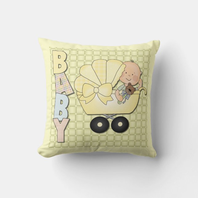 Dekorativ kudde hemdekaler för Baby Nursery Design (Framsida)