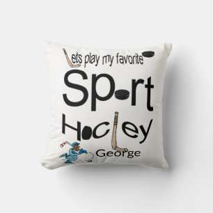 Dekorativ kudde Hockey Sports