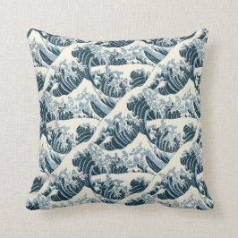 Dekorativ kudde - Hokusai's Wave