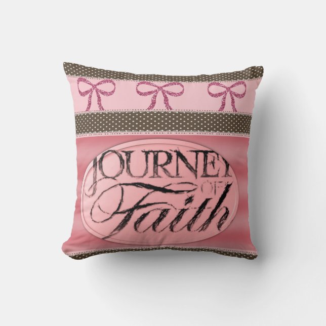 dekorativ kudde Journey of Faith (Framsida)