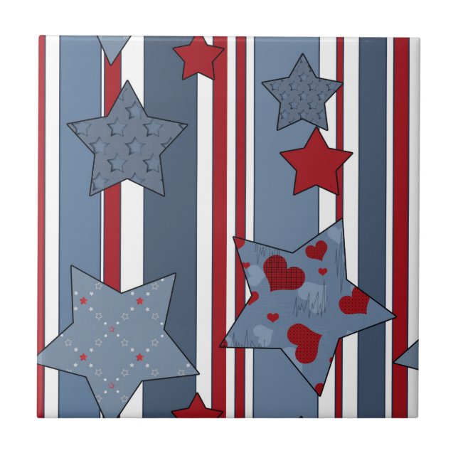 Dekorativ kudde kakelplatta (Framsidan)