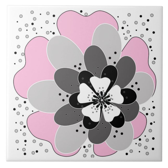 Dekorativ kudde kakelplatta (Framsidan)