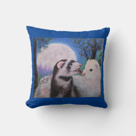 Dekorativ kudde Kissing Ferrets