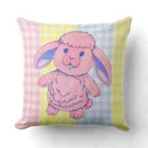 Dekorativ kudde Leksak Rabbit Gingham