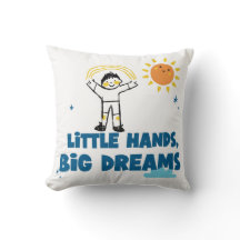 Dekorativ kudde Little Händer Big Dreams