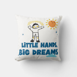 Dekorativ kudde Little Händer Big Dreams
