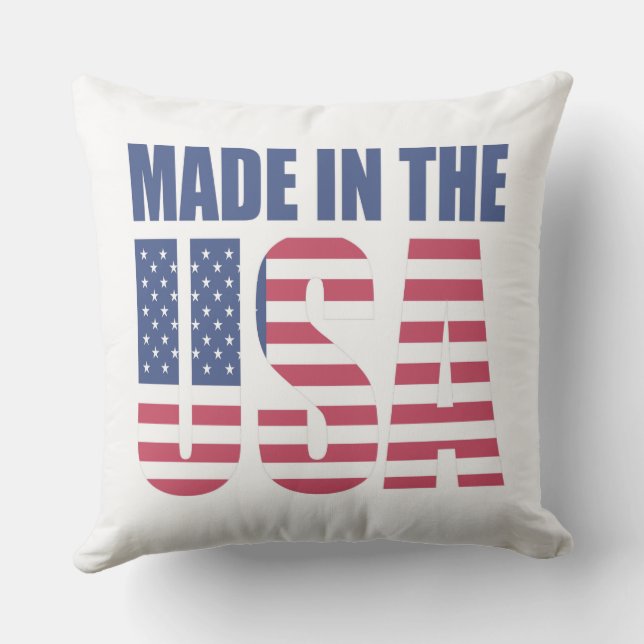 Dekorativ kudde Made i USA (Baksida)