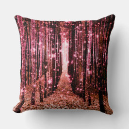 Dekorativ kudde Magic Forest Peach Rosa