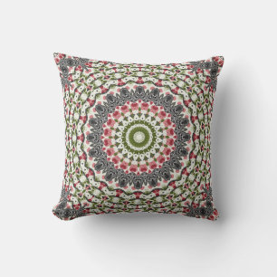 Dekorativ kudde Mandala runda mönster kaleidoscope