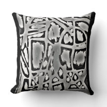 Dekorativ kudde med abstrakt design