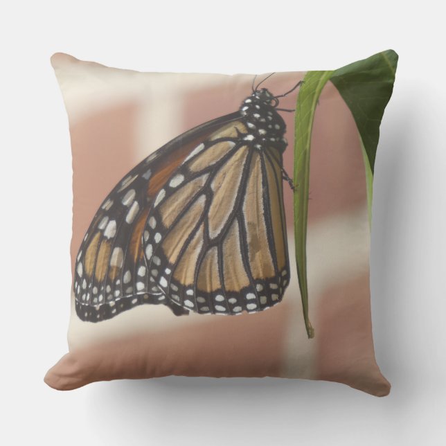 Dekorativ kudde med Bild i Monarch Butterfly (Framsida)