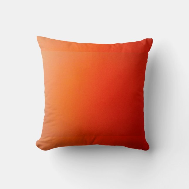 Dekorativ kudde med graderad Orange (Framsida)