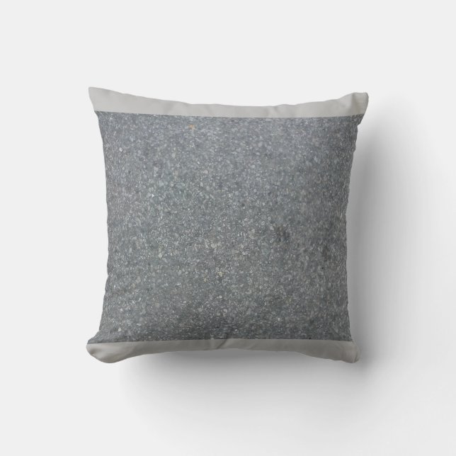 Dekorativ kudde med Grått Dapped Design (Framsida)