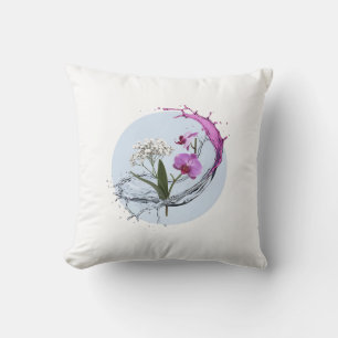 Dekorativ kudde med Lila Orchids
